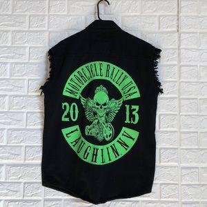 Biker Wear cutoff Laughlin 2013 motorcycle rally‎